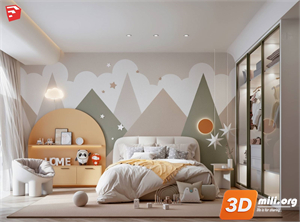 Children Room Scenes Skp FIles 